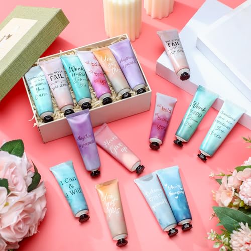 Leelosp 50-Pack Hand Cream Gift Set, Travel Size 1.01 oz Each, 10 Scents for Coworkers