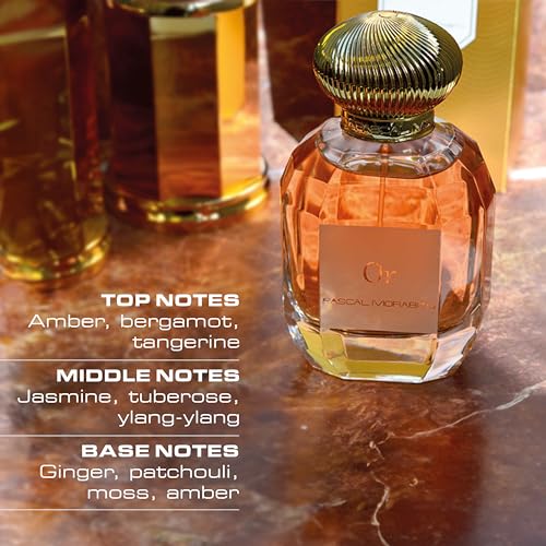 Long Lasting Women’s Eau de Parfum with Orange Blossom Jasmine Amber Vanilla 3.4 Oz