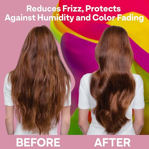 Plush Locks Leave-in Smooth, Anti- Frizz Smoothing Lotion, Protects & Reduces Blow Dry Time, Controls Frizz & Adds Shine, Sulfate-Free, Vegan, 6.7fl oz