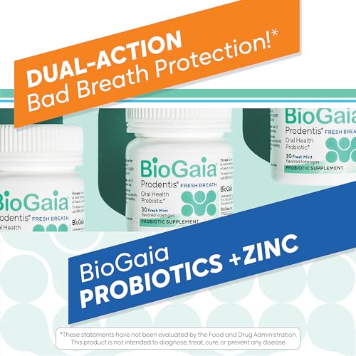 Probiotic Oral Lozenges for Bad Breath & Gum Health - Fresh Breath Support