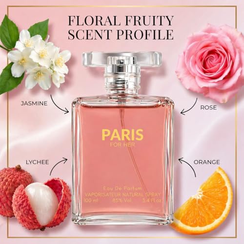 Sandora Fragrances Women's Perfume Eau de Parfum 3.4 fl oz - Long-Lasting Floral Citrus
