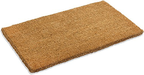Heavy-Duty 2x6 Feet Natural Coco Coir Doormat - Aggressive 1-Inch Thick Entry Runner