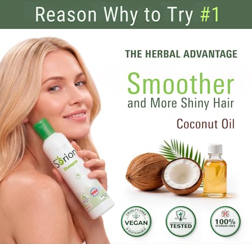 Sorion Herbal Thickening Shampoo for Dry Scalp - Natural Hair Strengthener