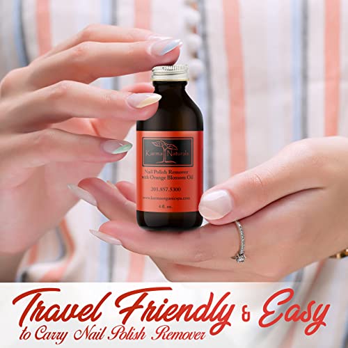 Karma Organic Nail Polish Remover & Top Coat Bundle ? Natural Unscented Nail Polish Remover (4FL-Oz) Halal Truly Breathable Nail Enamel Top Coat ANASTASIA (4fl-oZ)