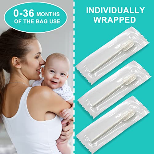 Baby Tongue Cleaner Disposable Soft Gauze Oral Hygiene Stick for 0-36 Months - Variation 200