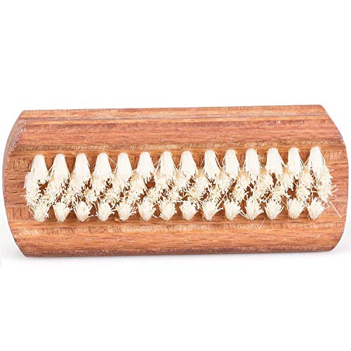Fendrihan Dual Sided Wood Nail Brush with Pure Boar Bristles 3.7" (Made in Germany)