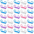 200 Pcs Nail Brush Set for Cleaning Fingernails with Colorful Handle Scrub Brushes