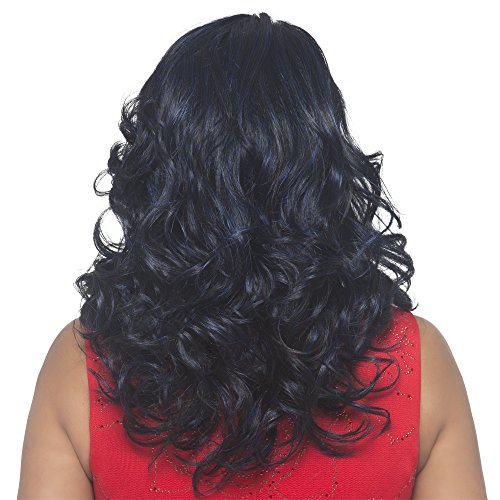 Wig for Women - Silver-V 18-Inch Synthetic Heat-Resistant Layered Style with Feather Bang - Variation 1