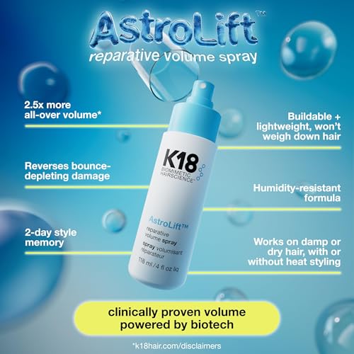 K18 AstroLift Reparative Volume Hair Spray 1.6 Fl Oz - Hair Styling Spray