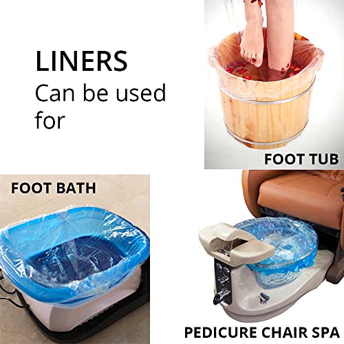 Disposable Pedicure Spa Liners - Ultra Premium Fit Most Spas 200pcs - Variation of THIS listing 200 Count Pack