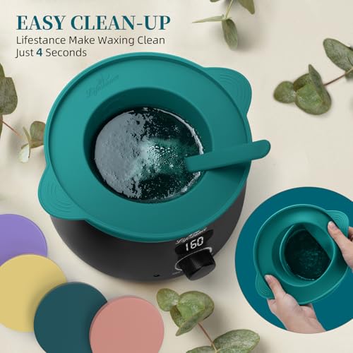 Lifestance Conical Silicone Wax Warmer Liner + L2 Digital Wax Warmer