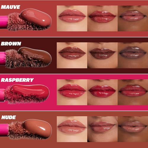 Nude Lip Gloss - Ultra-Hydrating Pigment & Glossy Finish for Women