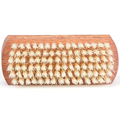 Fendrihan Dual Sided Wood Nail Brush with Pure Boar Bristles 3.7" (Made in Germany)