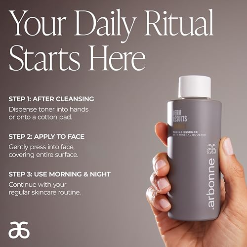 Arbonne DermResults Advanced Toner with Mineral Booster 3.4 fl oz – Hydrating pH-Balancing Toner