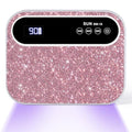 Pink Diamond LED Nail Lamp with Auto Sensor - Professional UV/LED Gel Curing