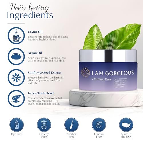 Texturizing Hair Paste for Women - Flexible Hold, Nourishing Styling Cream