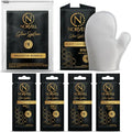 Norvell Glow System Trial Kit ? 5-Step Sunless Tanning Essentials with Exmitt, Primer, Cleanser, Body Butter & Prolong ? Reusable Travel Pouch