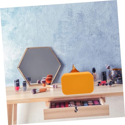 Large Capacity Silicone Makeup Bag for Travel Home Use Portable Toiletry Organizer with Zipper for Makeup Brushes and Toiletries