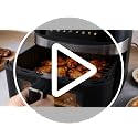 Larora 6 QT Family Size Air Fryer with Visible Window, 8 Presets & Touchscreen