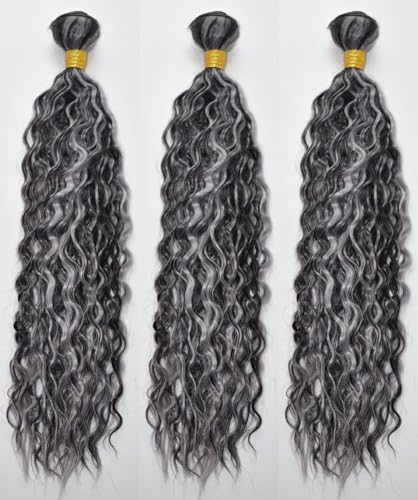 Human Hair Straight Bundles P4/GREY 22 24 26 Inch Brazilian Virgin Remy Sew-In