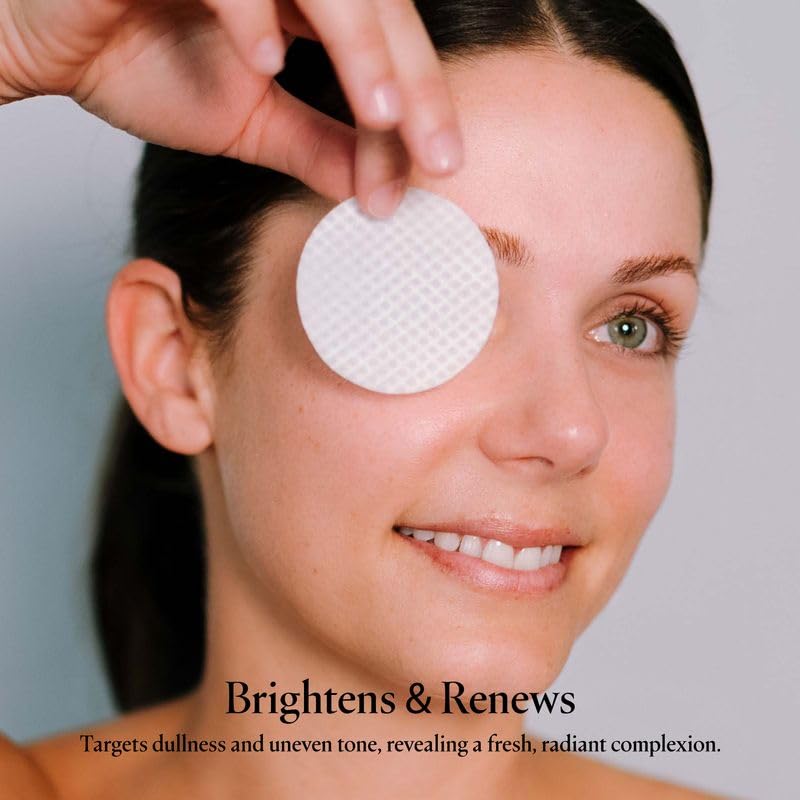 Exfoliating Peel Pads for Anti-Aging & Brightening - Fine Lines & Wrinkles Treatment