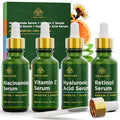 Tree of Life Complete Skincare Routine Set of 4 Serums for Face & Neck