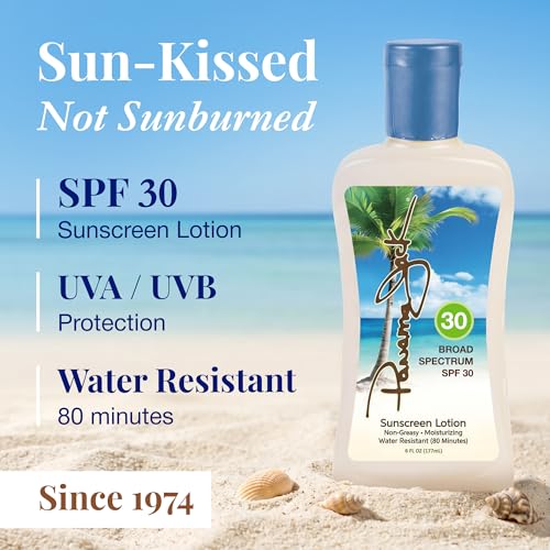 Panama Jack Sunscreen Tanning Lotion Pack with SPF 8, 30 & 50 - Golden Days Variation