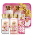 Bath and Body Gift Set for Women and Girls,Rose 3PCS Set - Shower Gel,Body Lotion,Body Mist,Personal Portable Body Care Travel Set,Home Spa Set for Birthday Mother's Day Gifts for Her
