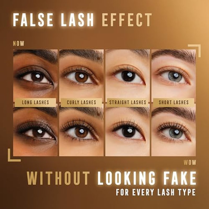 Max Factor False Lash Effect Mascara for Women, Black Brown, 0.4 Ounce