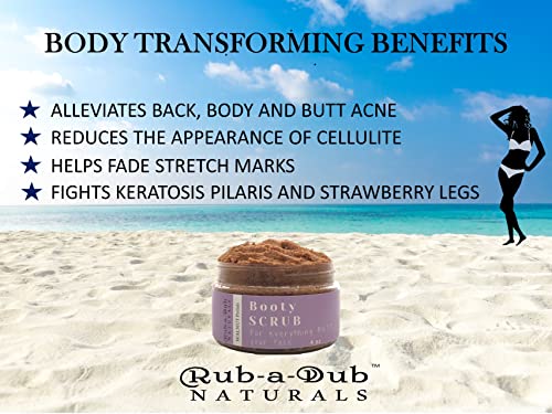 1 Count Walnut Body Scrub for Exfoliation, Acne & Cellulite - Made in USA