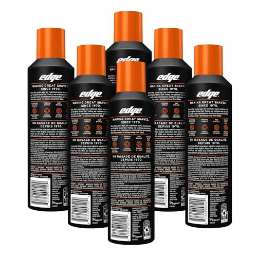 Edge Sensitive Skin Shaving Gel for Men, 7 oz - 6 Pack