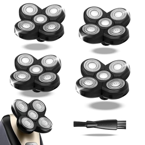 Pro 5 Replacement Blades for Freebirds Bald Head Shavers - Pack of 4