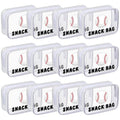 12 Pcs Baseball Snack Bags for Team Gifts Baseball Goodie Treat Candy Pouch Bags Clear PVC Waterproof with Zipper Party Favors for Team Ground Birthday Gifts Sport Supplies