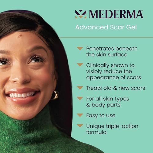 Mederma Advanced 0.70oz Scar Gel and Palmer's 7.25oz Cocoa Butter Daily Skin Therapy Solid Lotion Bundle