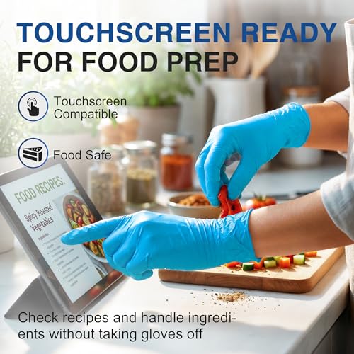 Disposable Medical Exam Gloves - Latex-Free Powder-Free, Medium - Schneider