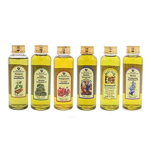 Ein Gedi Anointing Oil 100 ml - 3.4fl oz Blessing From Jerusalem Made In Holyland For Prayer And Blessings Scented With Oils Of The Bible