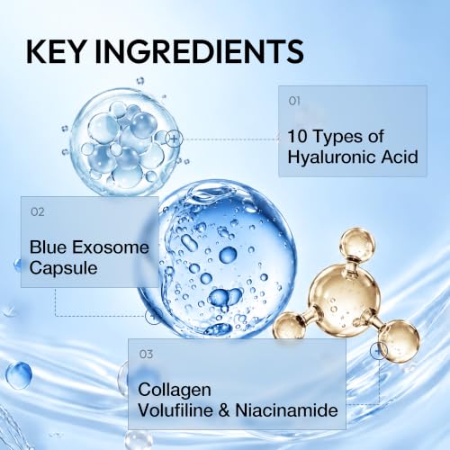Men's 3-in-1 Hydrating Face Gel Moisturizer with Hyaluronic Acid & Niacinamide