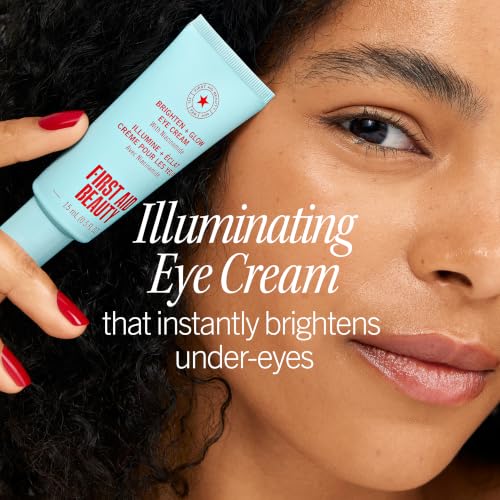 Brightening Under Eye Cream with Niacinamide - Instant Glow & Dark Circle Treatment - 0.5 oz