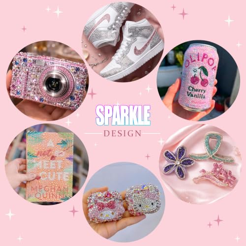 3mm Rhinestone Bedazzling Kit - 60 Colors, 45000 PCS with Glue & Tools - Variation of THIS listing