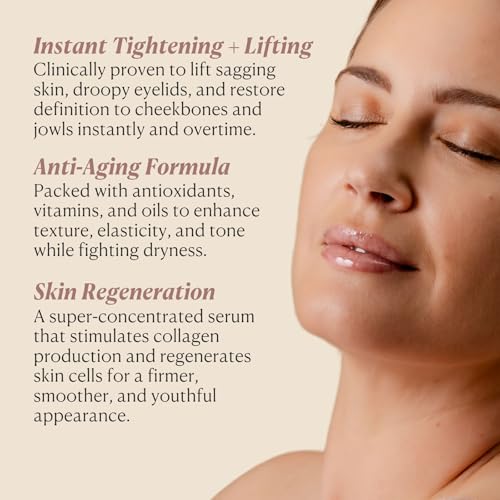 Unscented Collagen Peptide Face Serum for Anti-Aging & Tightening - Rapid Lift