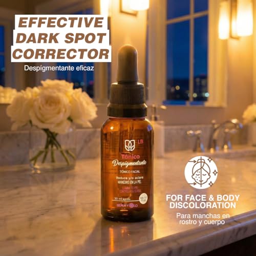 Depigmenting Toner for Face and Body – Reduces Dark Spots & Evens Skin Tone