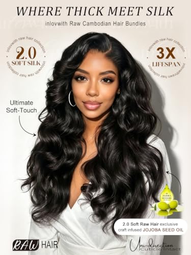 Natural Color 20 Inch Cambodian Body Wave Human Hair Bundles - Soft Silky Raw Hair