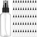Black / 50 Pcs 2 oz Plastic Spray Bottles with Nozzle for Liquids