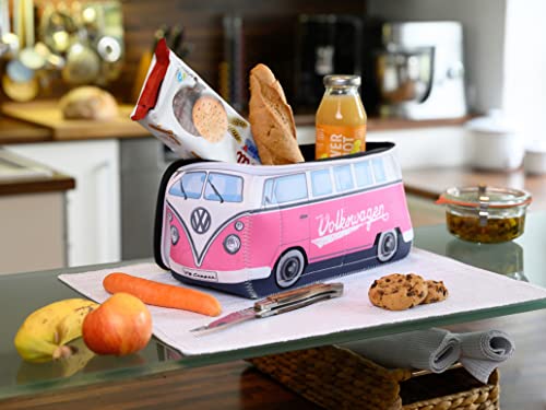 BRISA VW T1 Bus Camper Toiletry Bag Large Pink Waterproof Cosmetic Case
