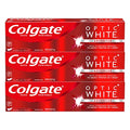 Colgate Optic White Whitening Toothpaste Icy Mint, 5 oz 3-Pack