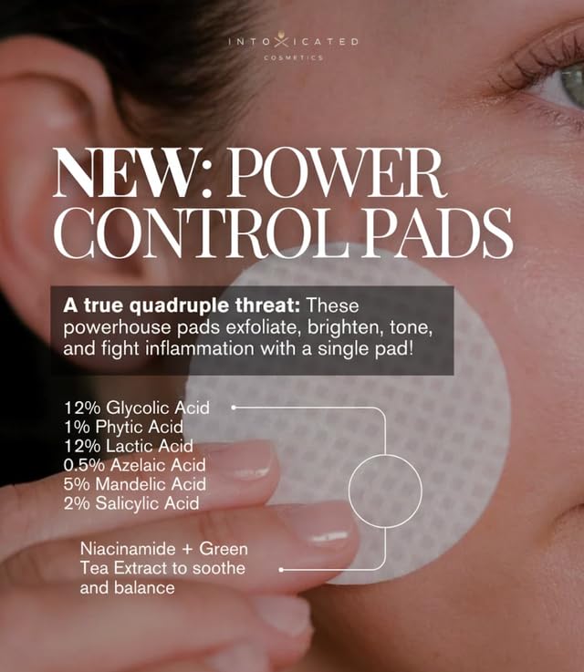 Exfoliating Peel Pads for Anti-Aging & Brightening - Fine Lines & Wrinkles Treatment