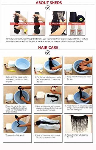 P27/613 Blonde Deep Wave Hair Bundles - Human Hair 12 14 16 Inch Variation #P27/613 - Blonde -D