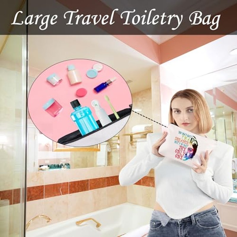 LEVLO Rock Band Lady Travel Zipper Pouch You May Say I'm A Dreamer Makeup Bag Graduation Music inspired Gift (I'm A Dreamer)