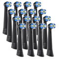 Electric Toothbrush Replacement Heads 16 Pack for Oral-B iO Series - Black - Sanitary Sealed
