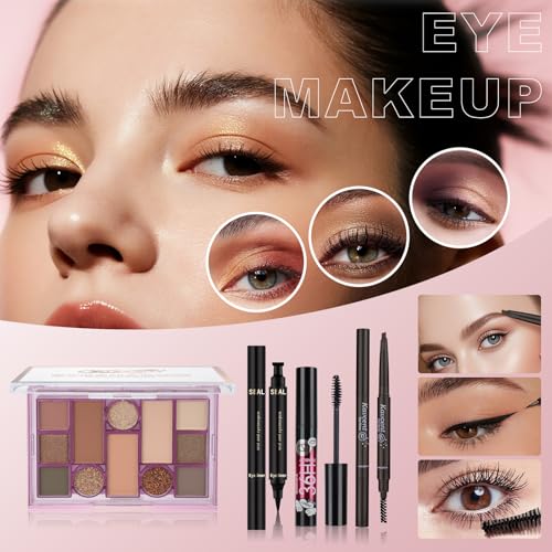 Large Makeup Kit for Women and Teens Full Face Makeup Set with Eyeshadow Palette & Accessories